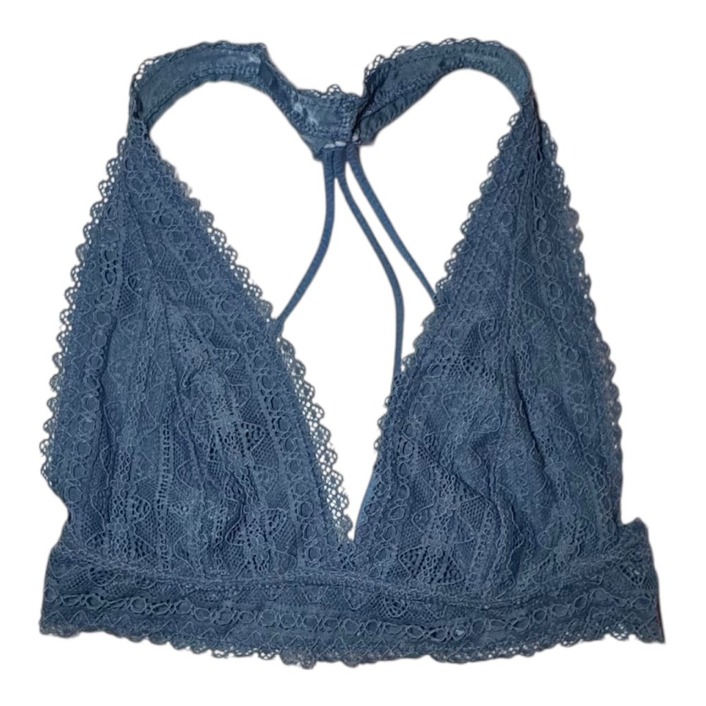 Iris Elegant Blue Lace Bralette